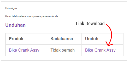 Link-download-via-email