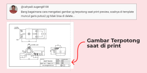Gambar terpotong saat di print - AutoCAD